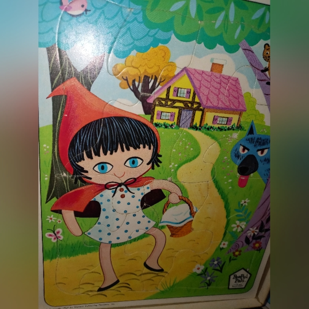 Whitman PeePul Pals 9- Children Puzzles -1967 - Picture 8 of 11